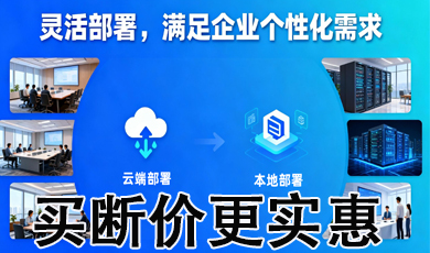 中小企业专属买断价方案私有云/公有云/本地部署全支持